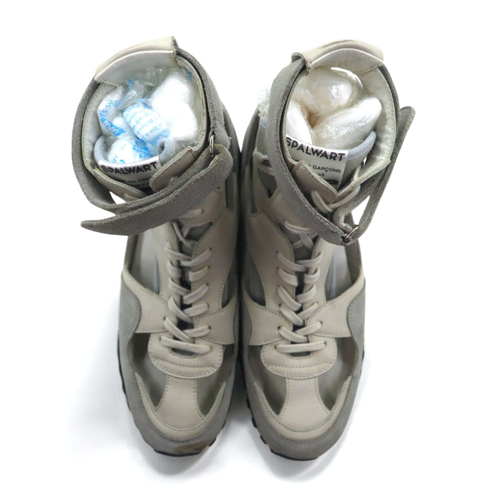 COMME des GARCONS HOMME PLUS × SPALWART Marathon High Sneakers 26cm Grigio Scamosciato High-Cut Gladiatore