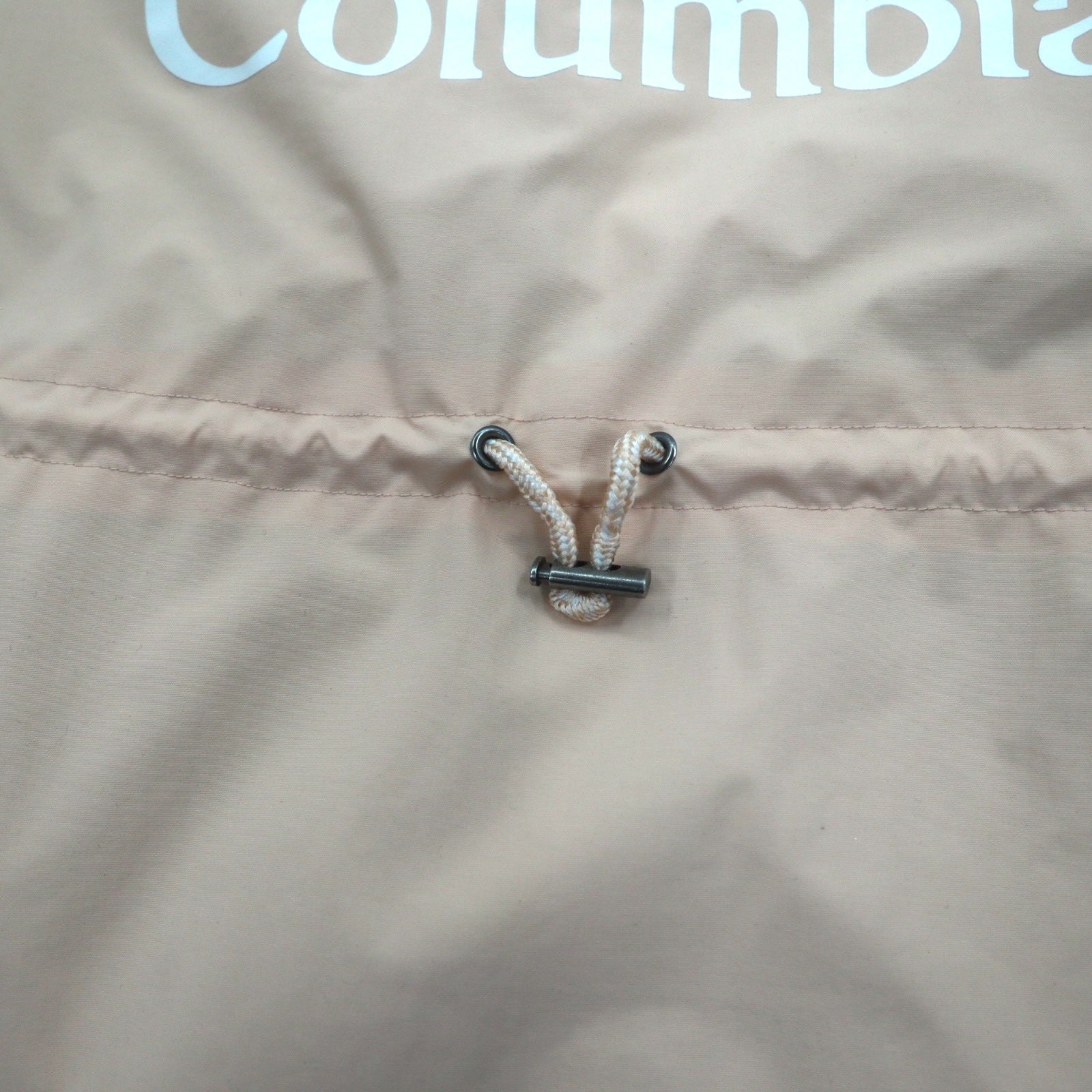 Giacca Columbia Parka Mountain Parka Giacca Antipioggia L Rosa Nylon Coulisse