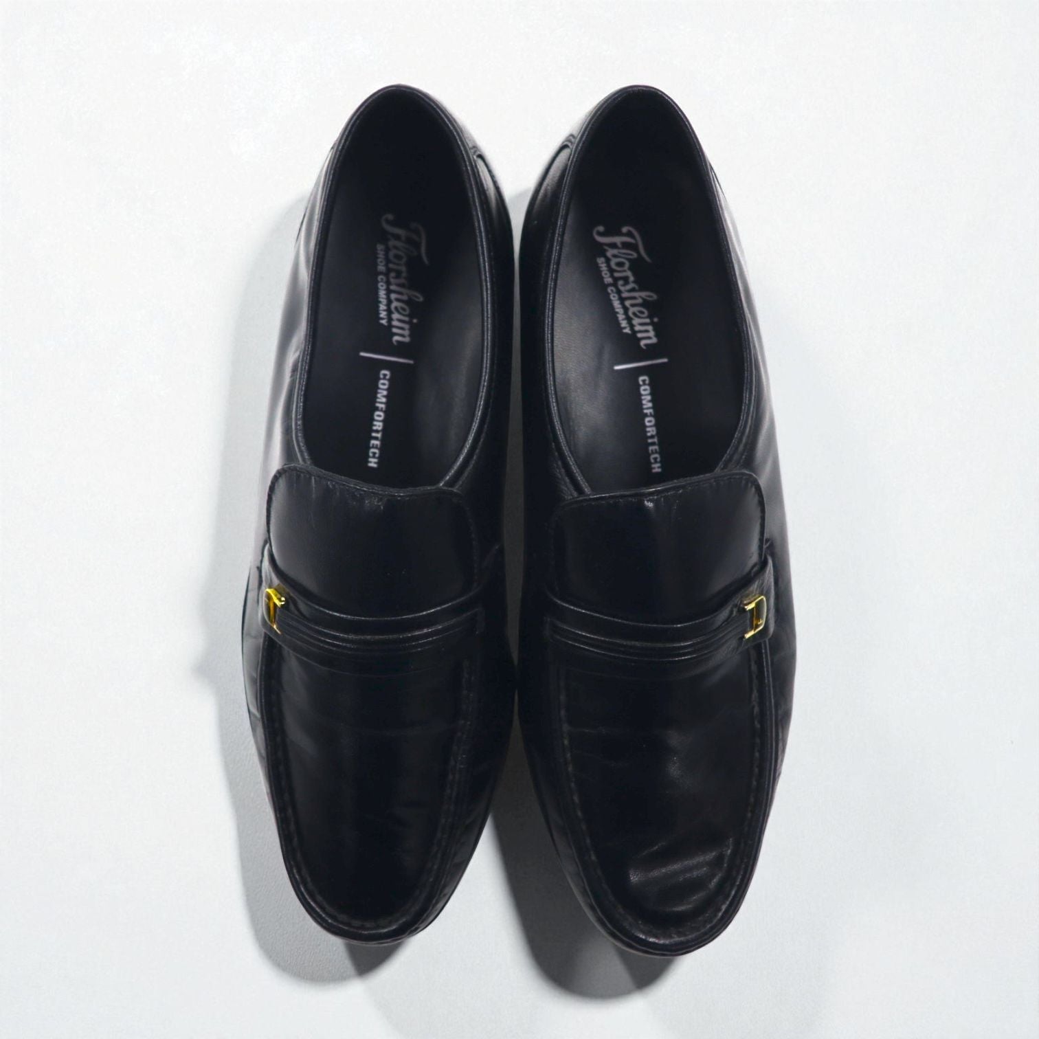 FLORSHEIM スリッポン ローファー 28.5cm ブラック レザー COMFORTECH 17088