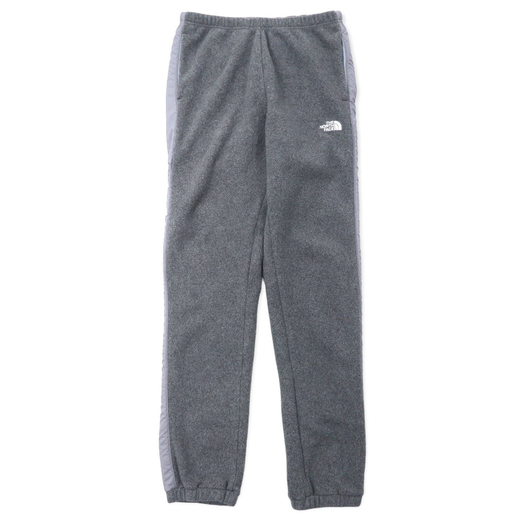 THE NORTH FACE Pantaloni in pile easy-fit XL Grigio Poliestere A righe sul lato US standard Fabbricati a El Salvador