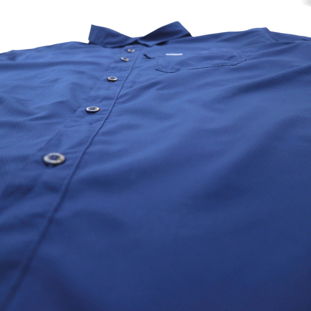 Columbia PFG Omni-Shade Slack Tide Camp Shirt, Camicia da pesca, XL, Blu navy, Poliestere, FM7042