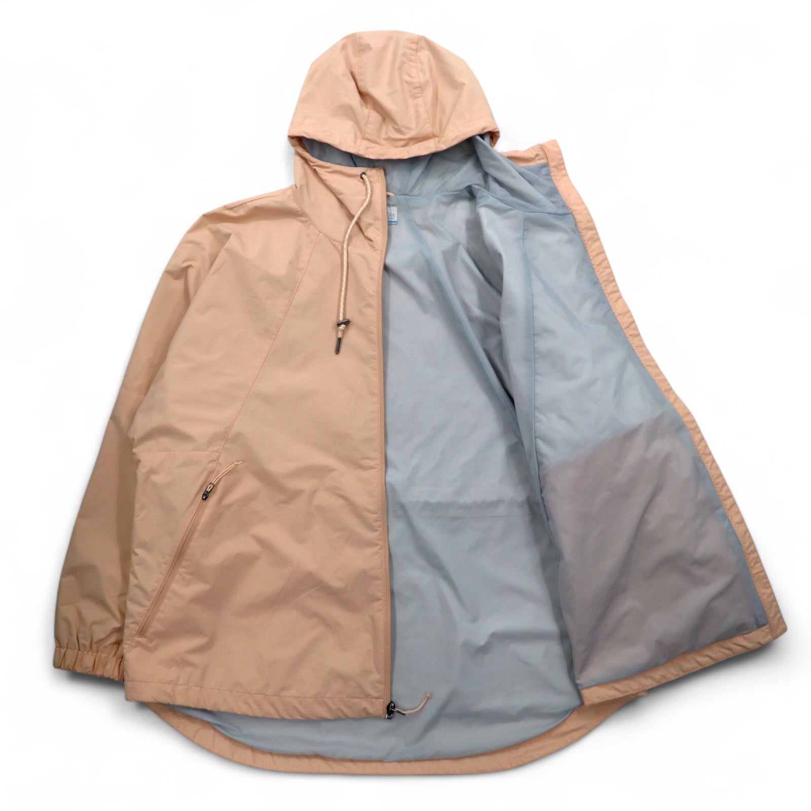 Giacca Columbia Parka Mountain Parka Giacca Antipioggia L Rosa Nylon Coulisse