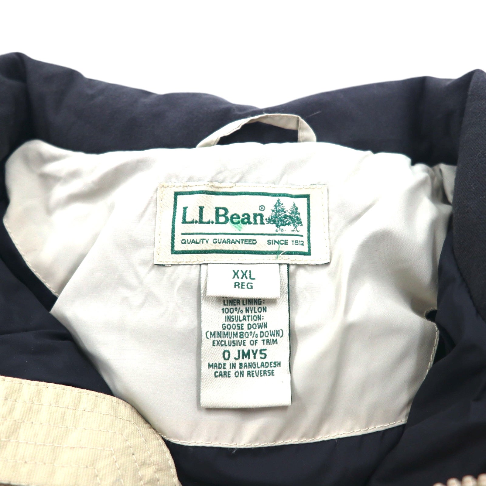 L.L.Bean 3WAY Giacca Piumino GORE-TEX Mountain Parka XXL Beige Maine Warden's 3-in-1 Parka JMY5
