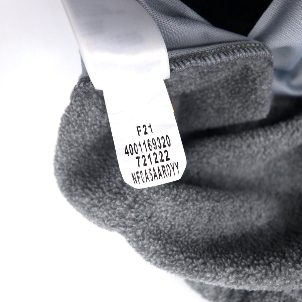 THE NORTH FACE Pantaloni in pile easy-fit XL Grigio Poliestere A righe sul lato US standard Fabbricati a El Salvador