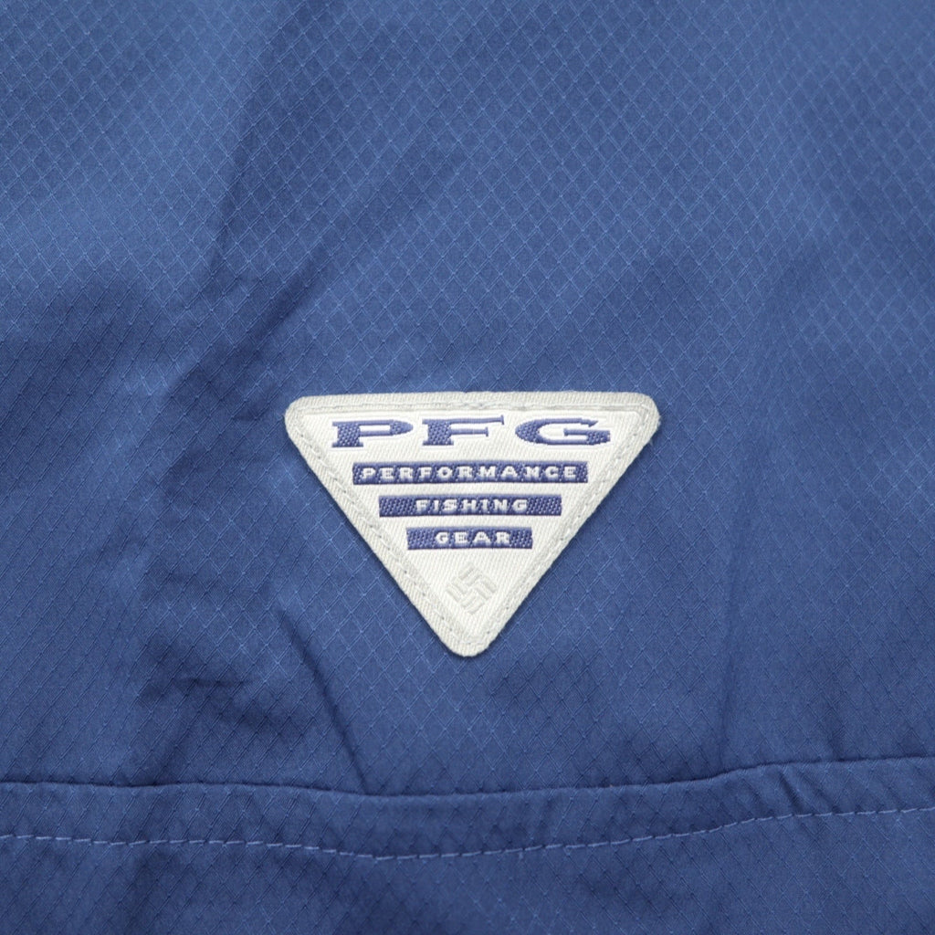 Columbia PFG Omni-Shade Slack Tide Camp Shirt, Camicia da pesca, XL, Blu navy, Poliestere, FM7042
