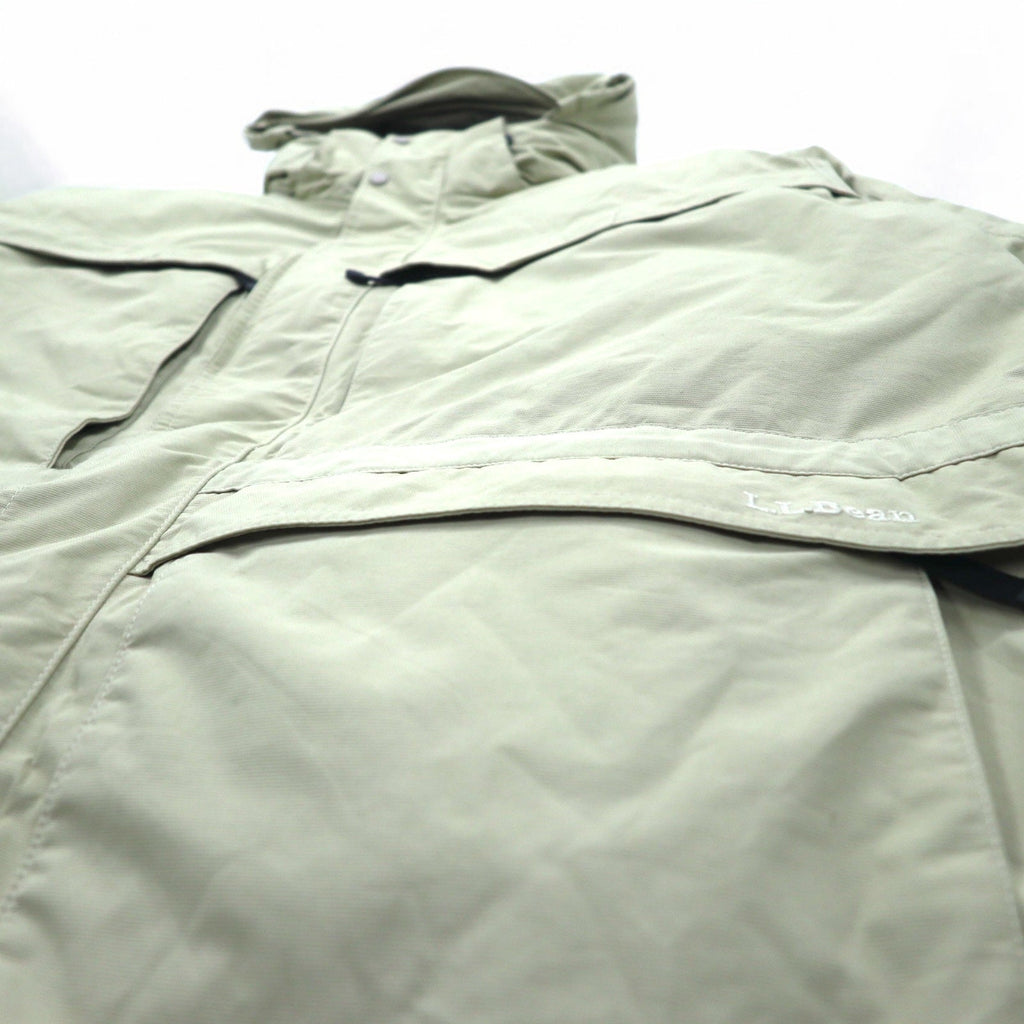 L.L.Bean 3WAY Giacca Piumino GORE-TEX Mountain Parka XXL Beige Maine Warden's 3-in-1 Parka JMY5