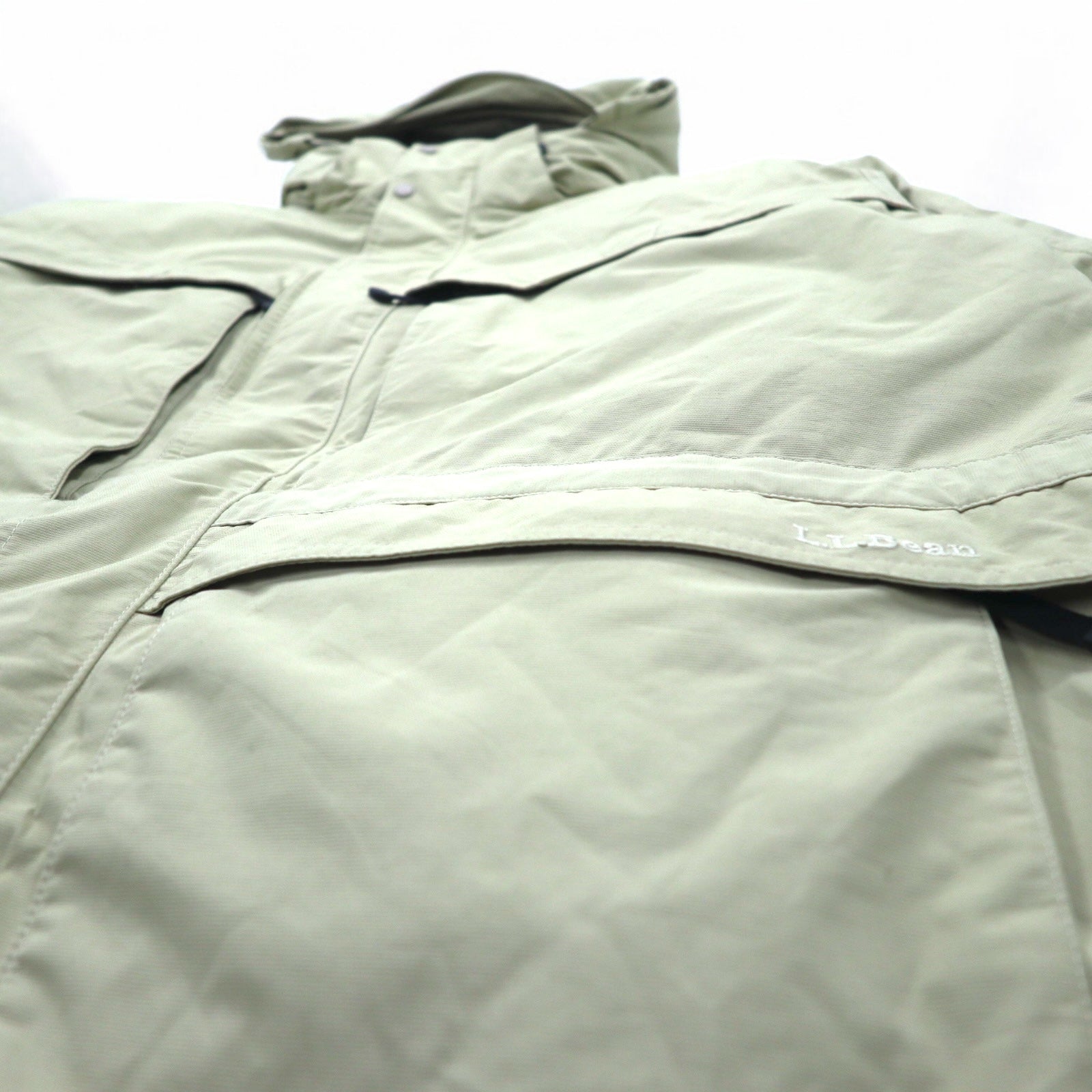 L.L.Bean 3WAY Giacca Piumino GORE-TEX Mountain Parka XXL Beige Maine Warden's 3-in-1 Parka JMY5
