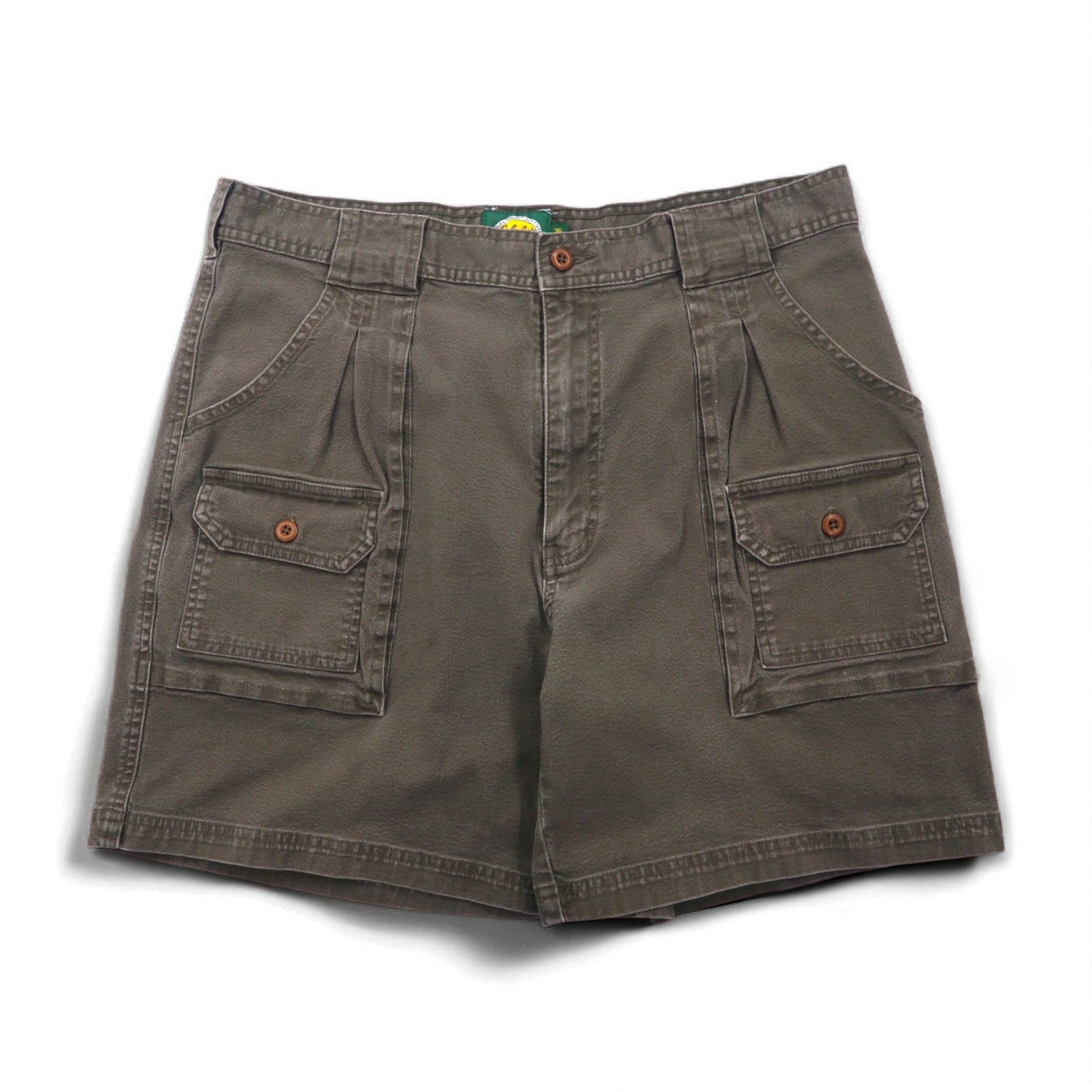 Cabela's anni '90, pantaloncini bush, pantaloncini corti, taglia L, cachi, cotone, tasche