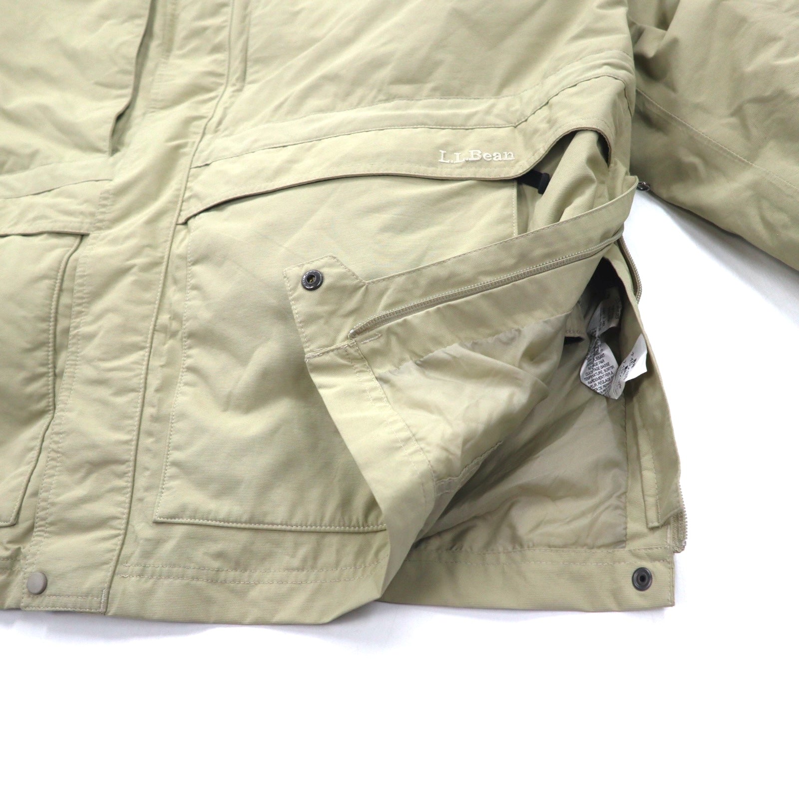 L.L.Bean 3WAY Giacca Piumino GORE-TEX Mountain Parka XXL Beige Maine Warden's 3-in-1 Parka JMY5