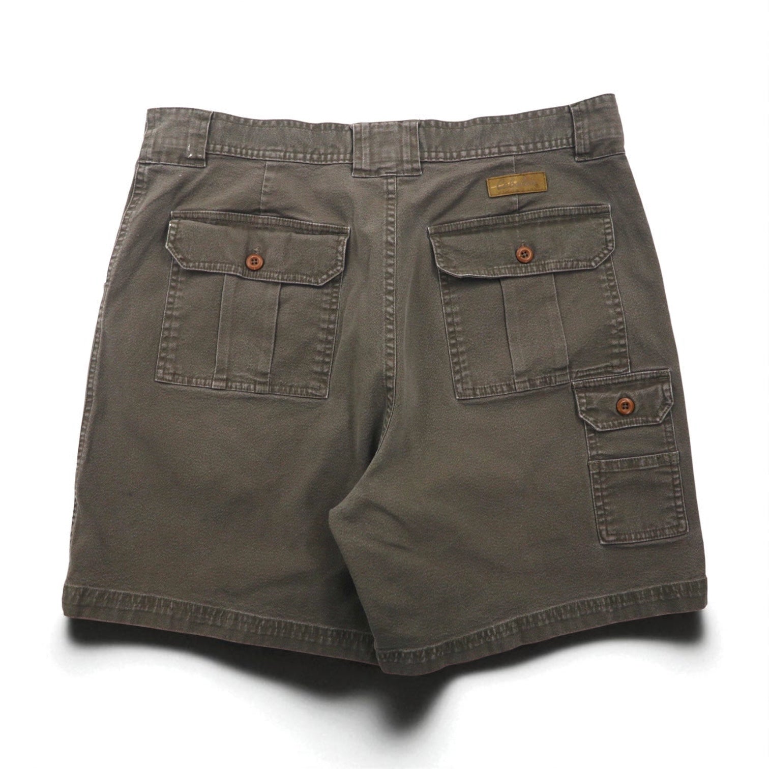 Cabela's anni '90, pantaloncini bush, pantaloncini corti, taglia L, cachi, cotone, tasche