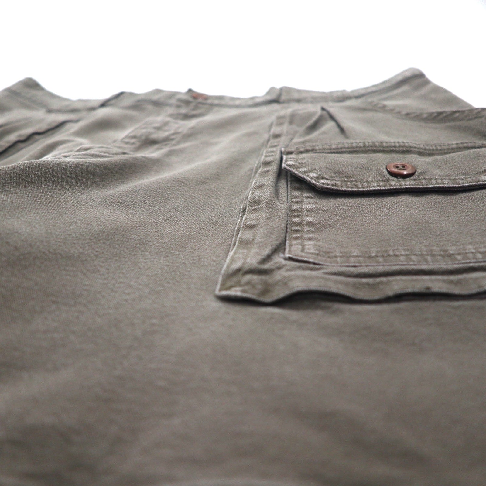 Cabela's anni '90, pantaloncini bush, pantaloncini corti, taglia L, cachi, cotone, tasche