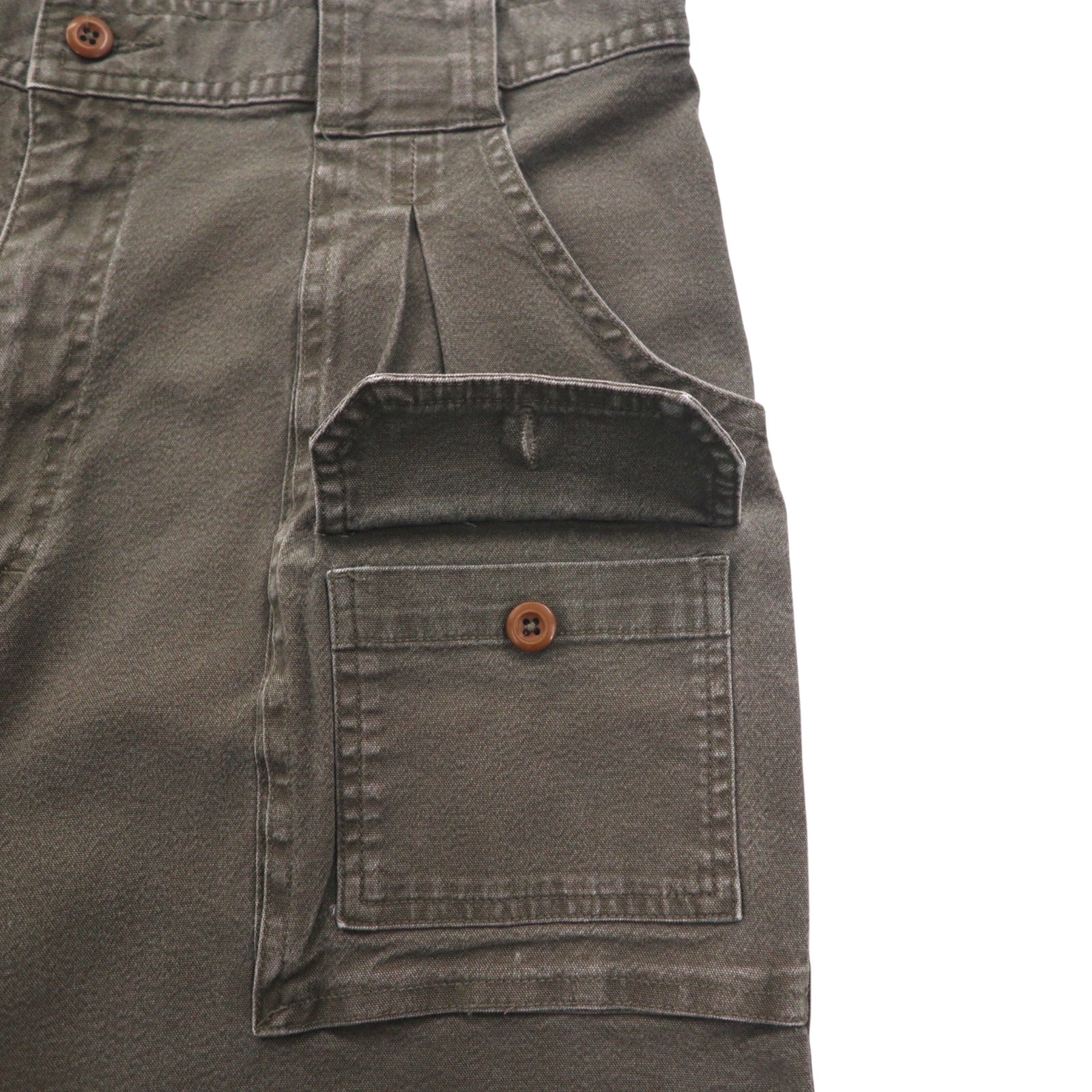 Cabela's anni '90, pantaloncini bush, pantaloncini corti, taglia L, cachi, cotone, tasche