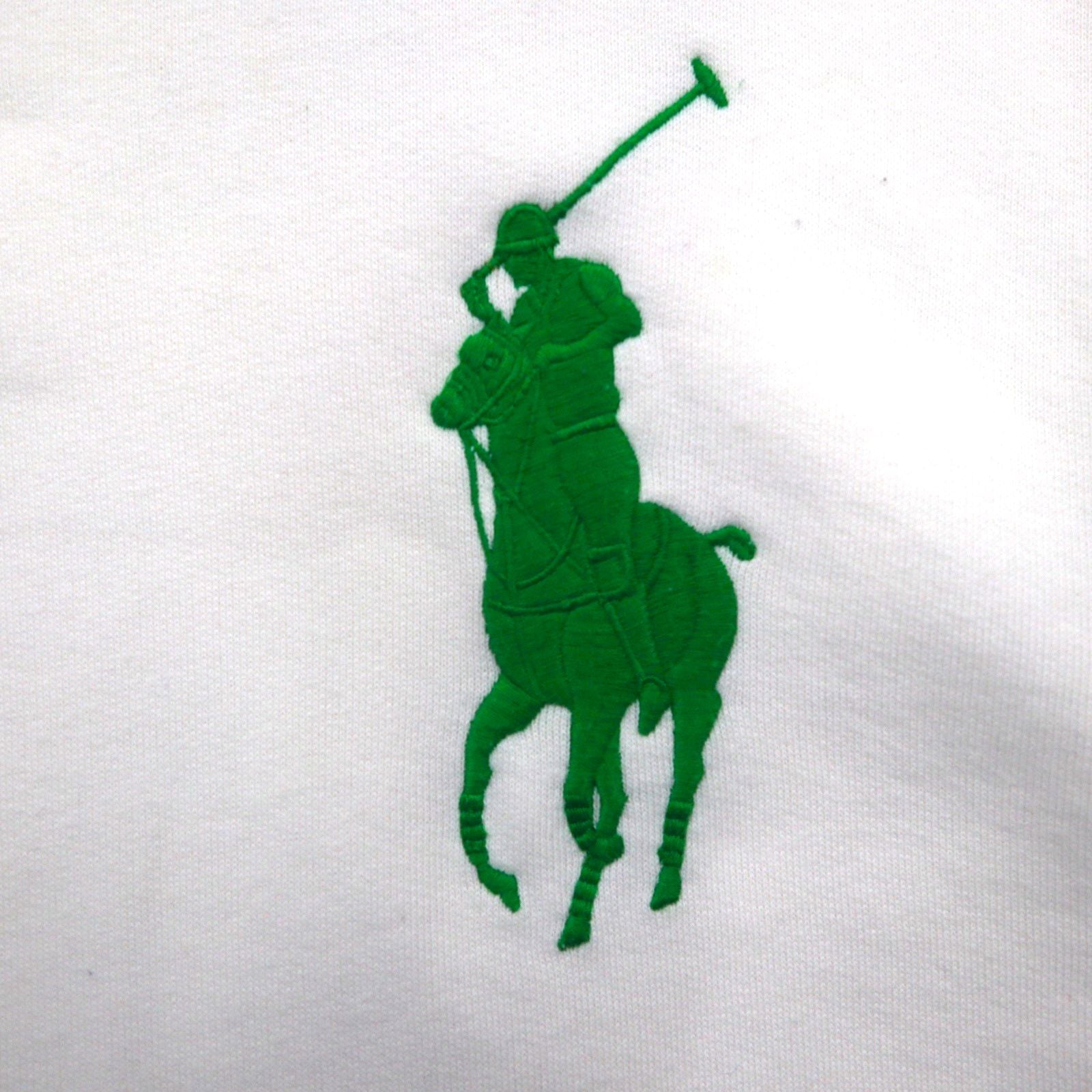 Polo Ralph Lauren ビッグポニー プルオーバー パーカー M ホワイト コットン