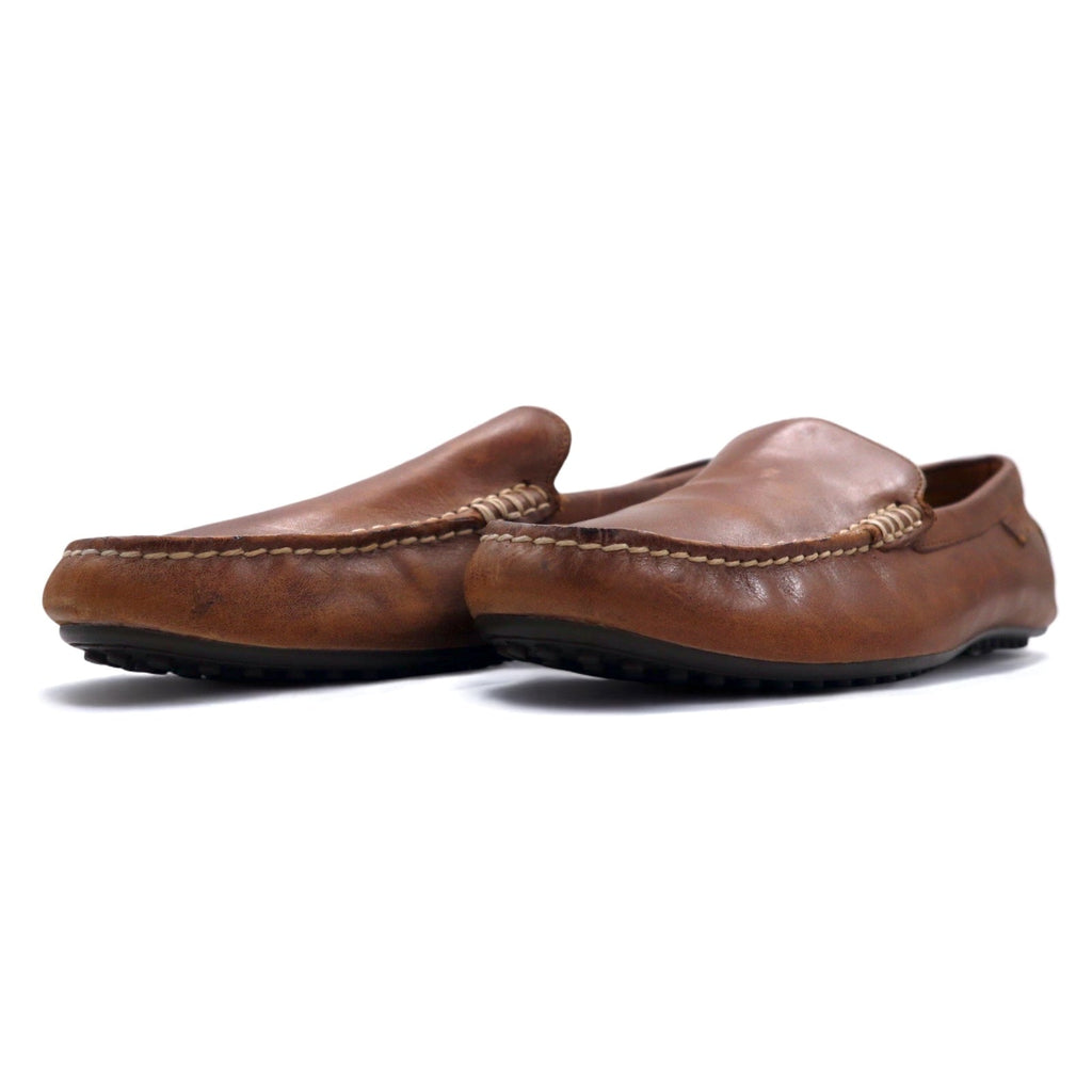 POLO RALPH LAUREN Mocassini Driving Loafers 28.5cm Marroni Pelle Woodley Driving Loafers 14557