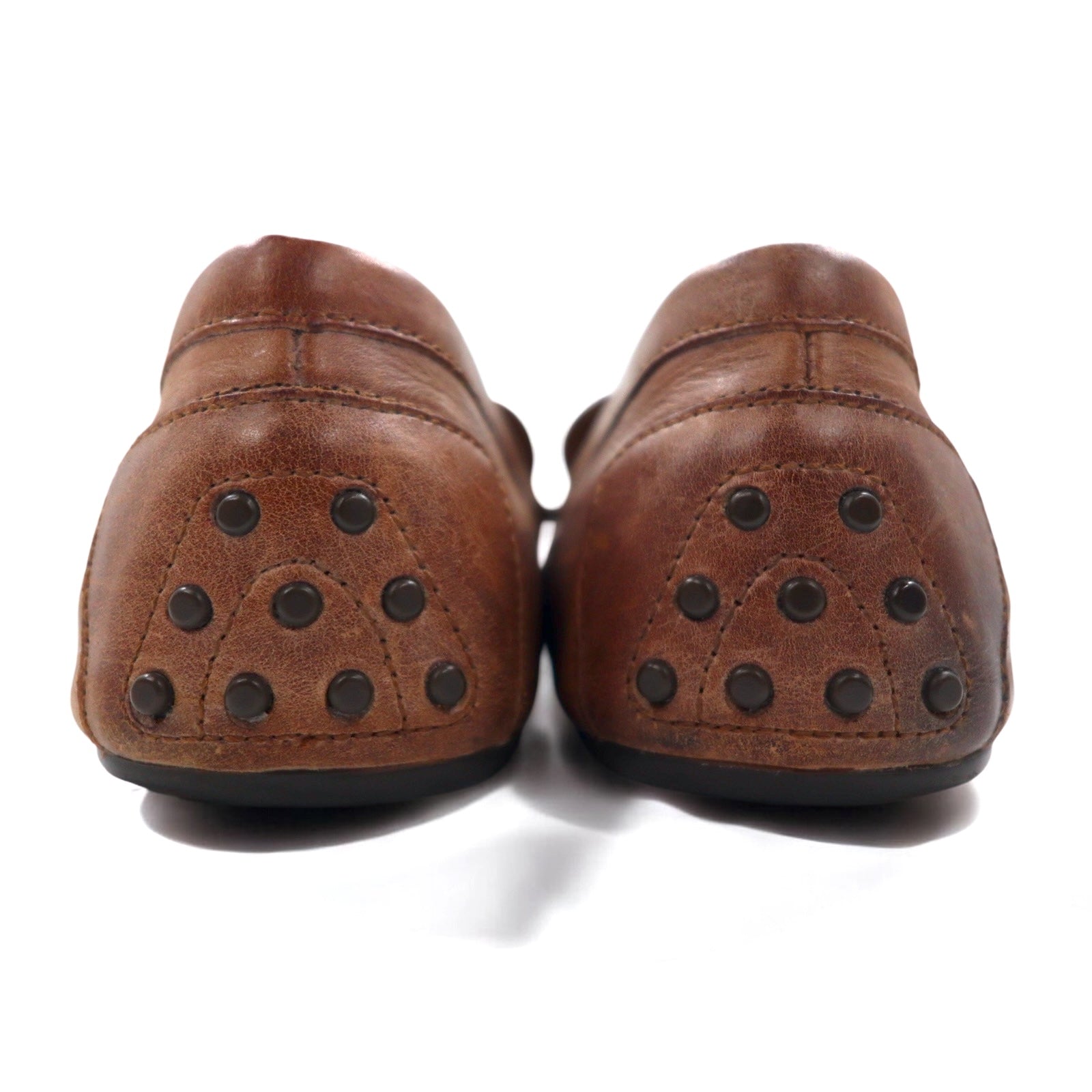 POLO RALPH LAUREN Mocassini Driving Loafers 28.5cm Marroni Pelle Woodley Driving Loafers 14557