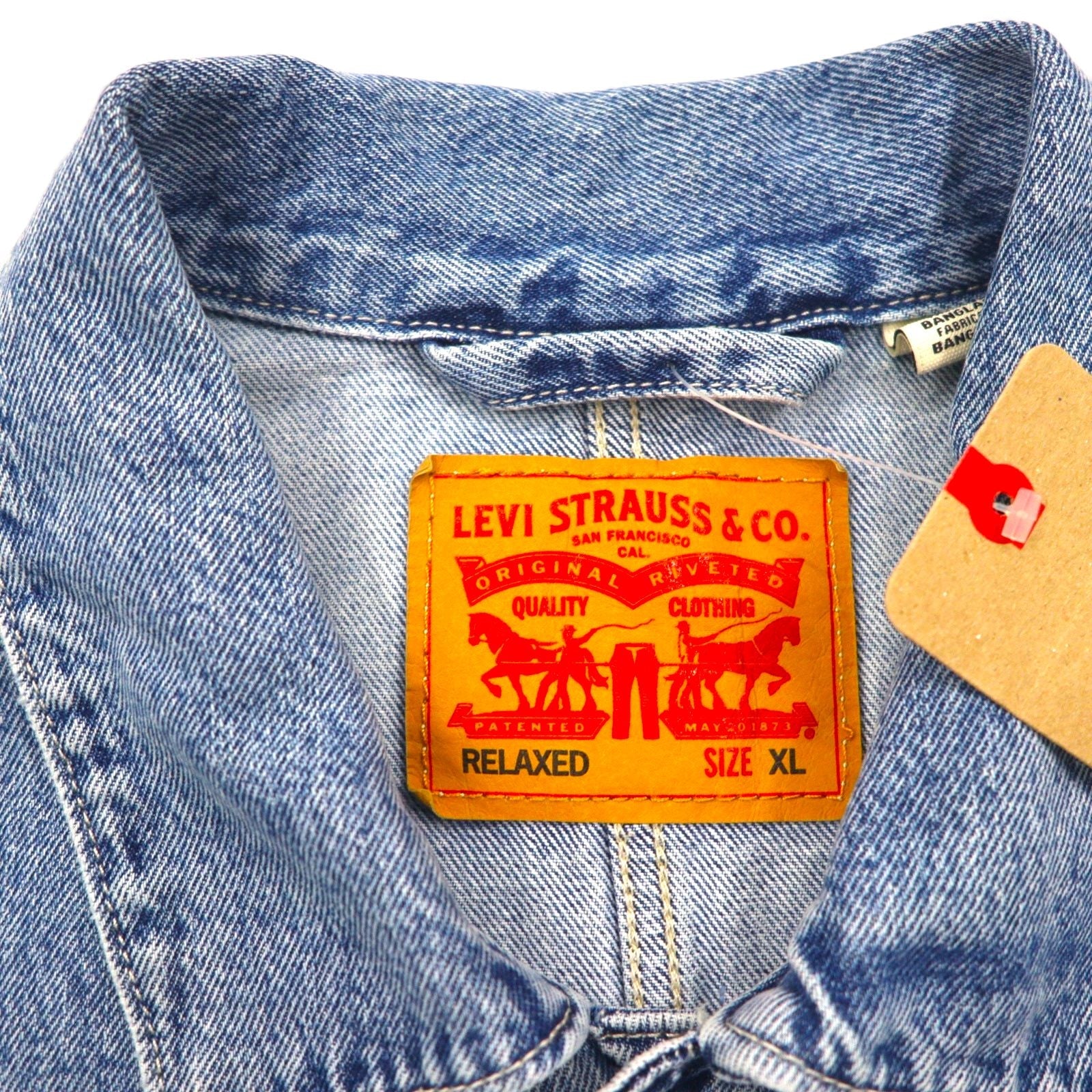 Levi’s WORKWEAR エンジニアコート Engineer Coat カバーオール 2XL インディゴ デニム RELAXED A0744-0003 未使用品