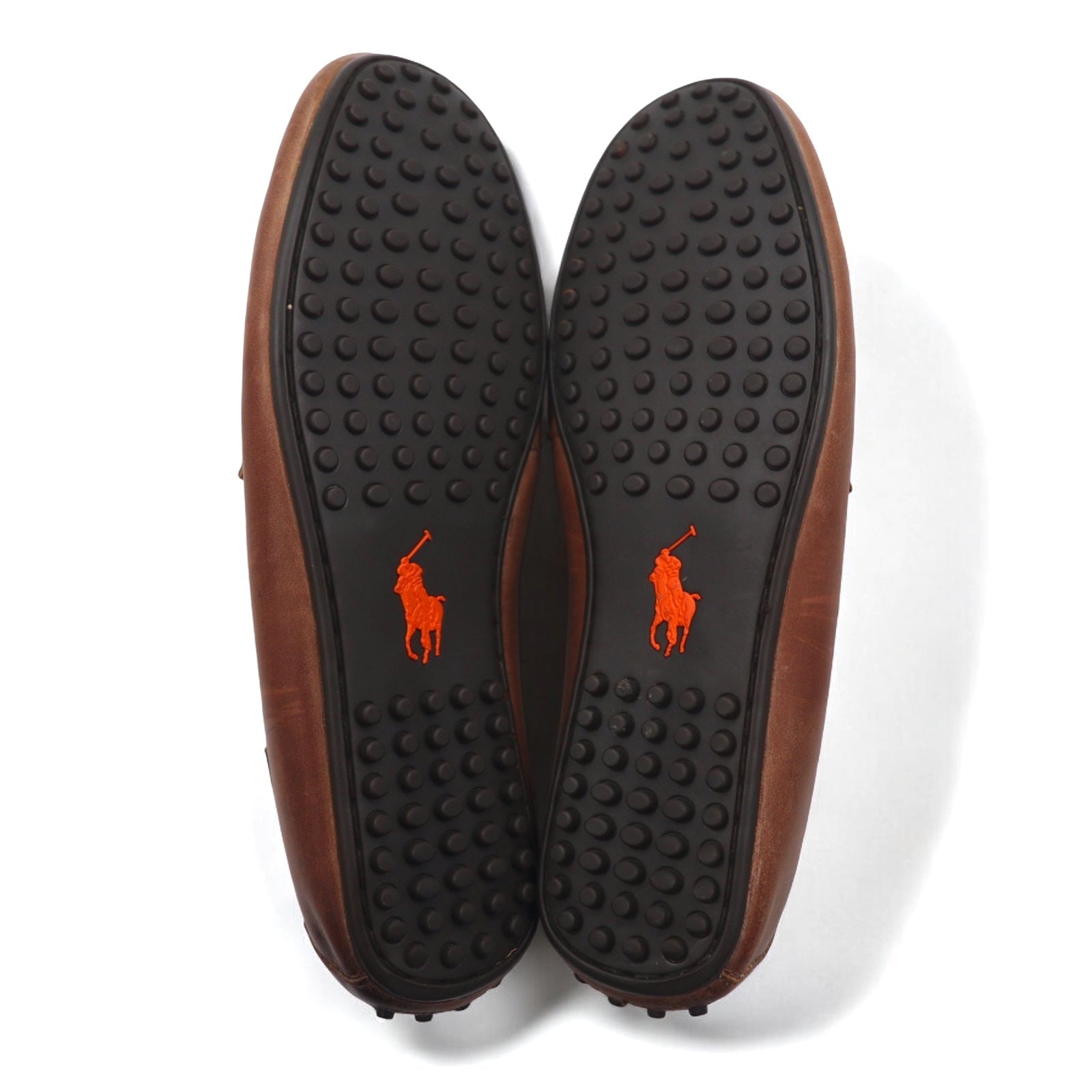 POLO RALPH LAUREN Mocassini Driving Loafers 28.5cm Marroni Pelle Woodley Driving Loafers 14557