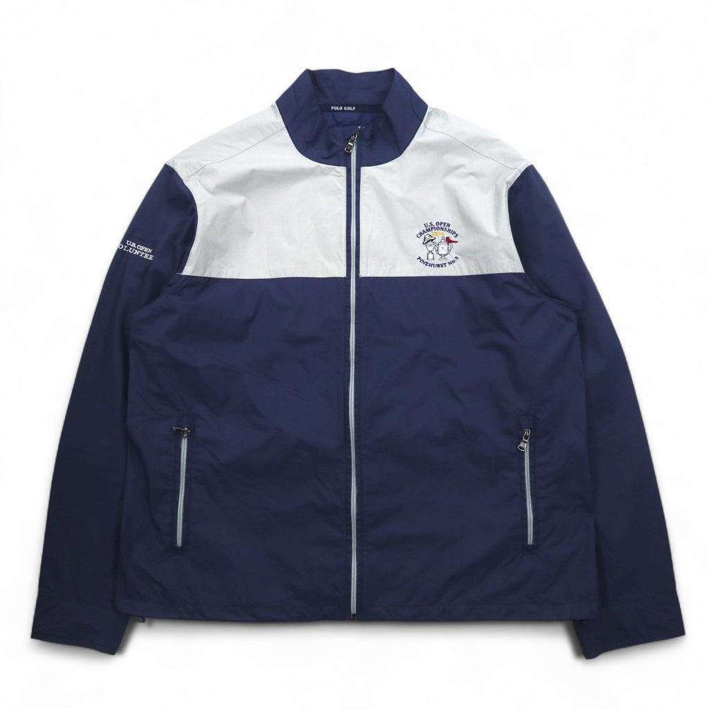 POLO GOLF RALPH LAUREN シェルジャケット ナイロンジャケット L ネイビー 防水 パッカブル U.S.OPEN CHAMPIONSHIPS