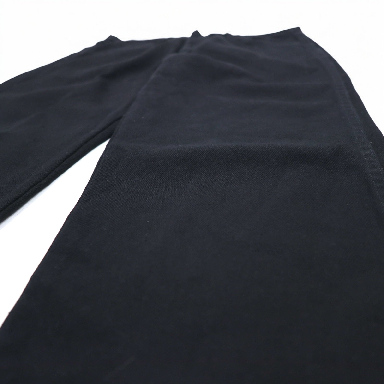 RUSTLER (Wrangler) Jeans Dritti Denim M Neri Regular Fit 87619CB Made in Mexico Nuovo con Etichette