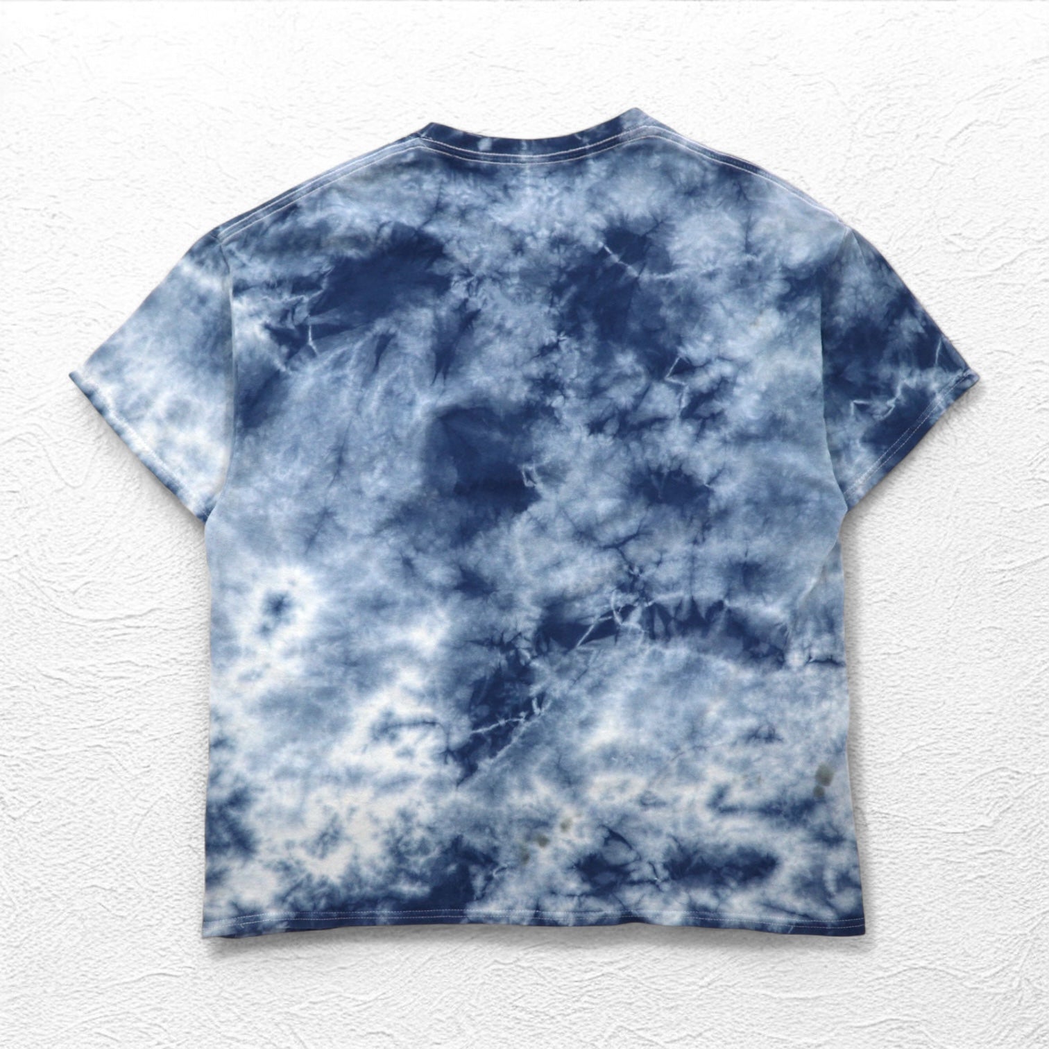 T-Shirt Tie-Dye DEATH ROW RECORDS Etichetta Hip-Hop L Navy Cotone