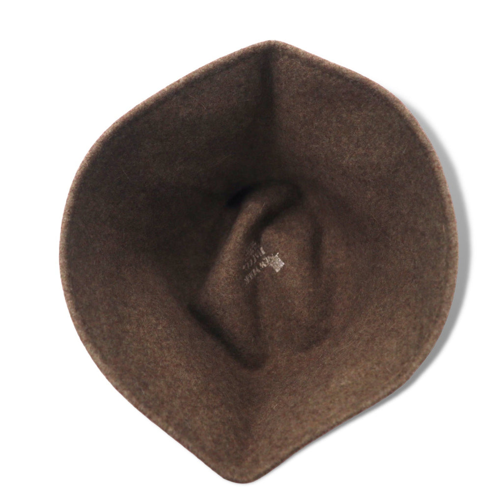 NEW YORK HAT CO. USA製 フェルト バケットハット ブラウン ウール