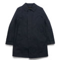 TOMORROWLAND Cappotto monopetto S nero cotone con fodera rimovibile in cashmere e seta