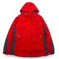 Columbia 90年代 3WAY マウンテンパーカー ウィンタージャケット L レッド 3-in-1 INTERCHANGE ライナー着脱式 Sunrise Peak Parka SL7379 スリランカ製