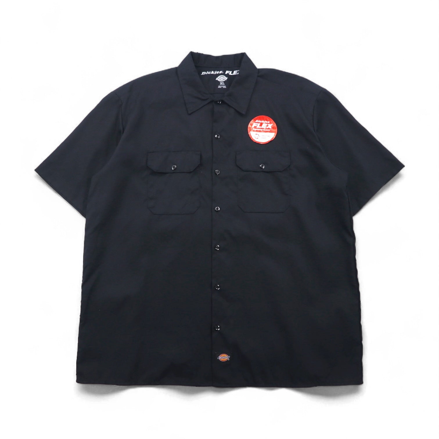 Dickies FLEX Camicia da lavoro a maniche corte XL Nera Poliestere Cotone WS675 Articolo non utilizzato