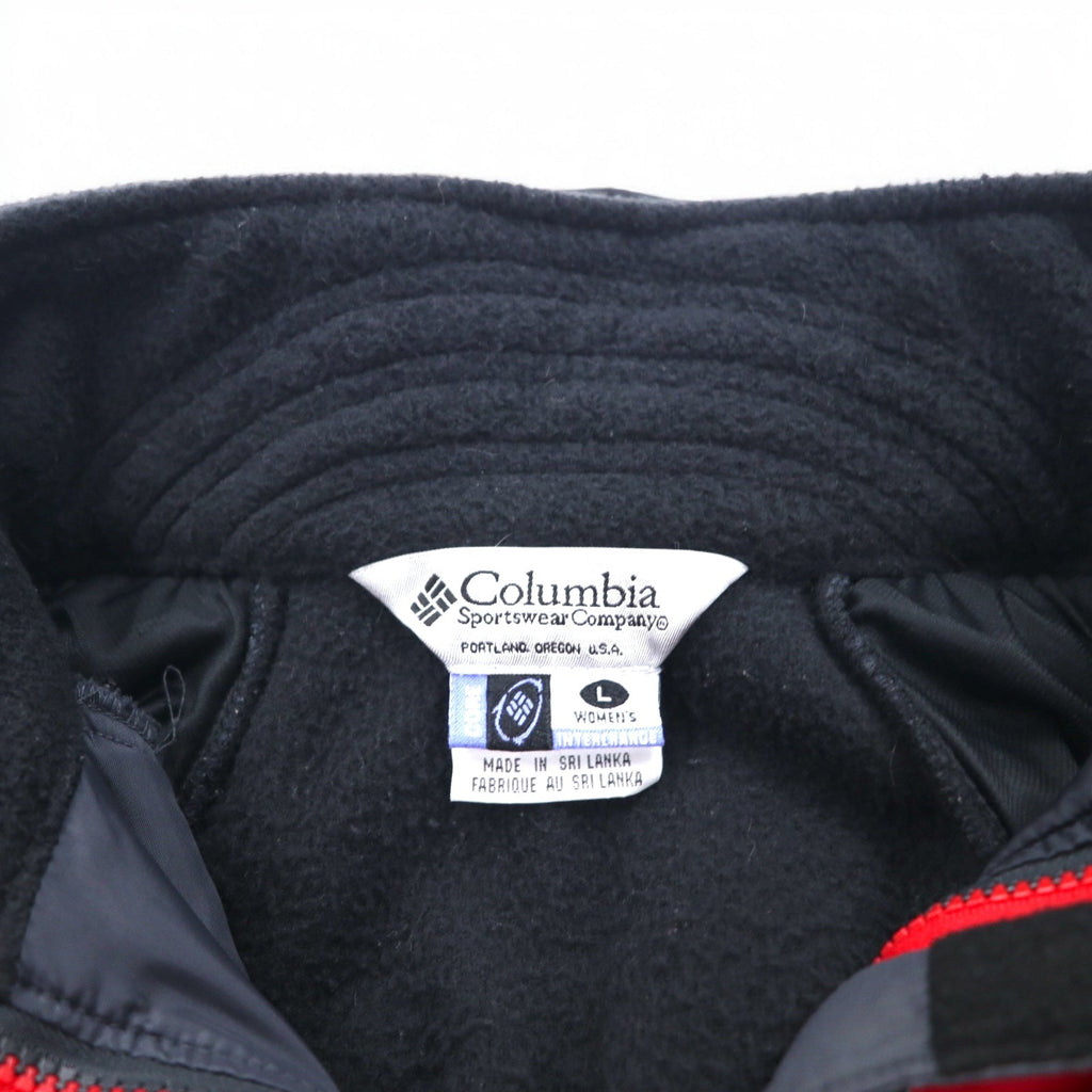 Columbia 90年代 3WAY マウンテンパーカー ウィンタージャケット L レッド 3-in-1 INTERCHANGE ライナー着脱式 Sunrise Peak Parka SL7379 スリランカ製