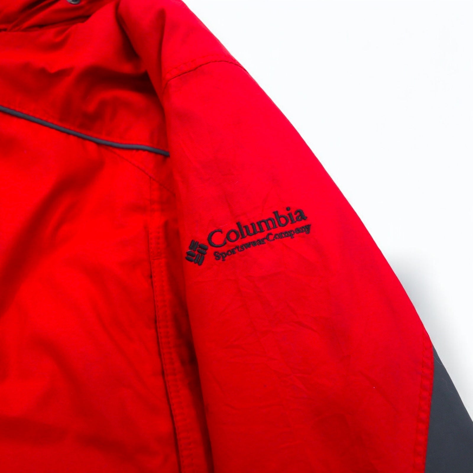 Columbia Anni '90 Giacca a vento 3-IN-1 Giacca invernale L Rossa INTERCHANGE con fodera rimovibile Sunrise Peak Parka SL7379 Fabbricato in Sri Lanka
