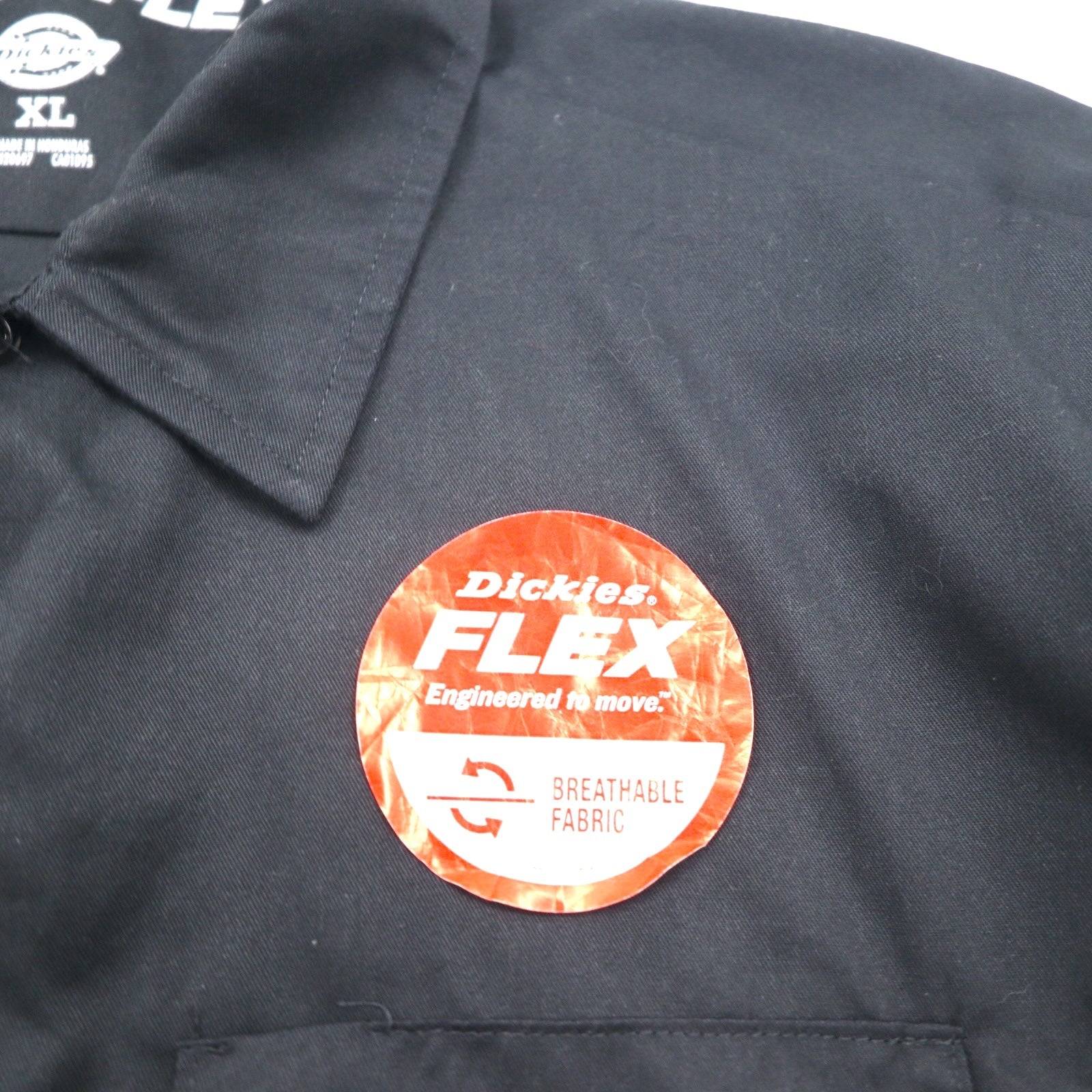 Dickies FLEX Camicia da lavoro a maniche corte XL Nera Poliestere Cotone WS675 Articolo non utilizzato