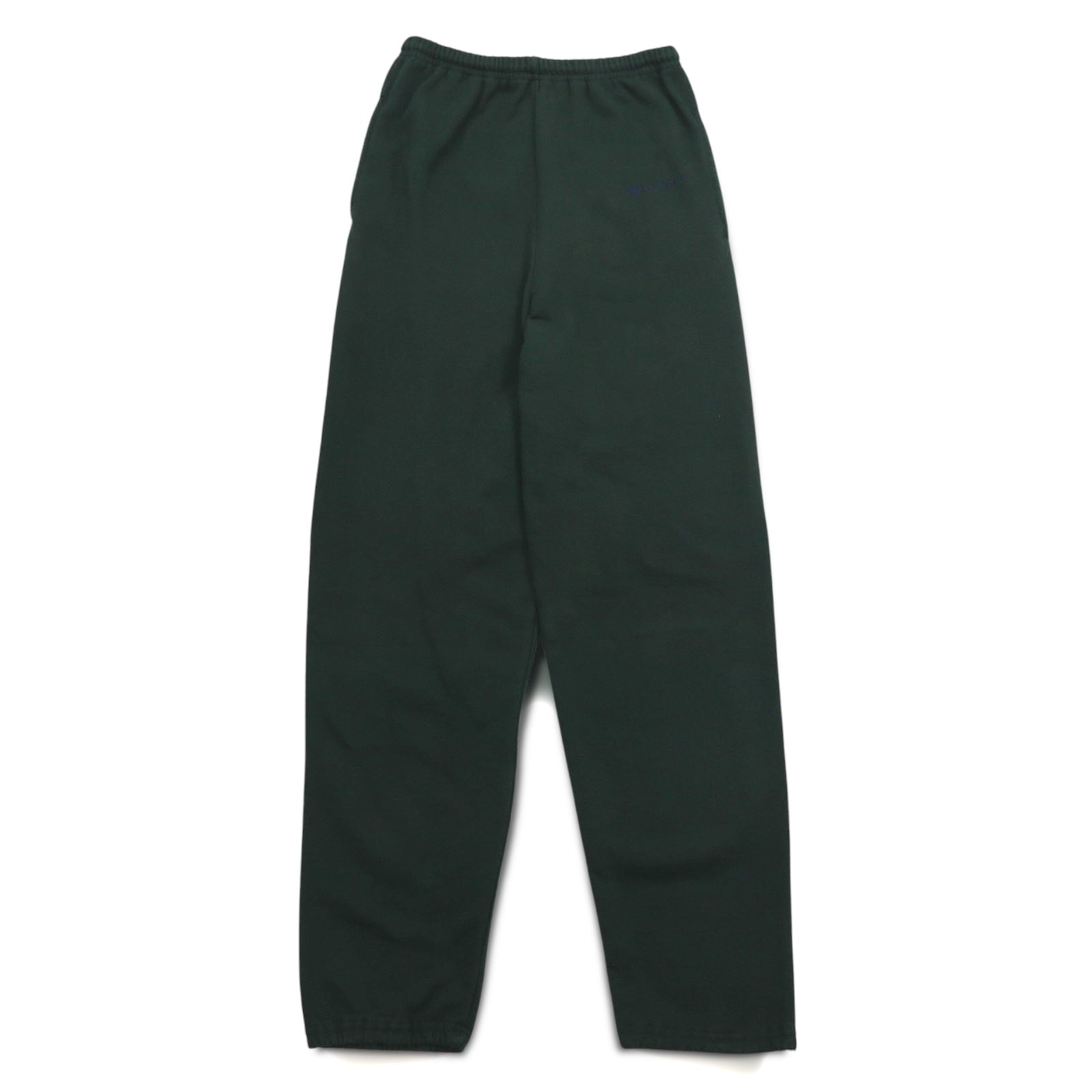Champion pantaloni sportivi S verde cotone felpato, etichetta "bar tag", made in Messico