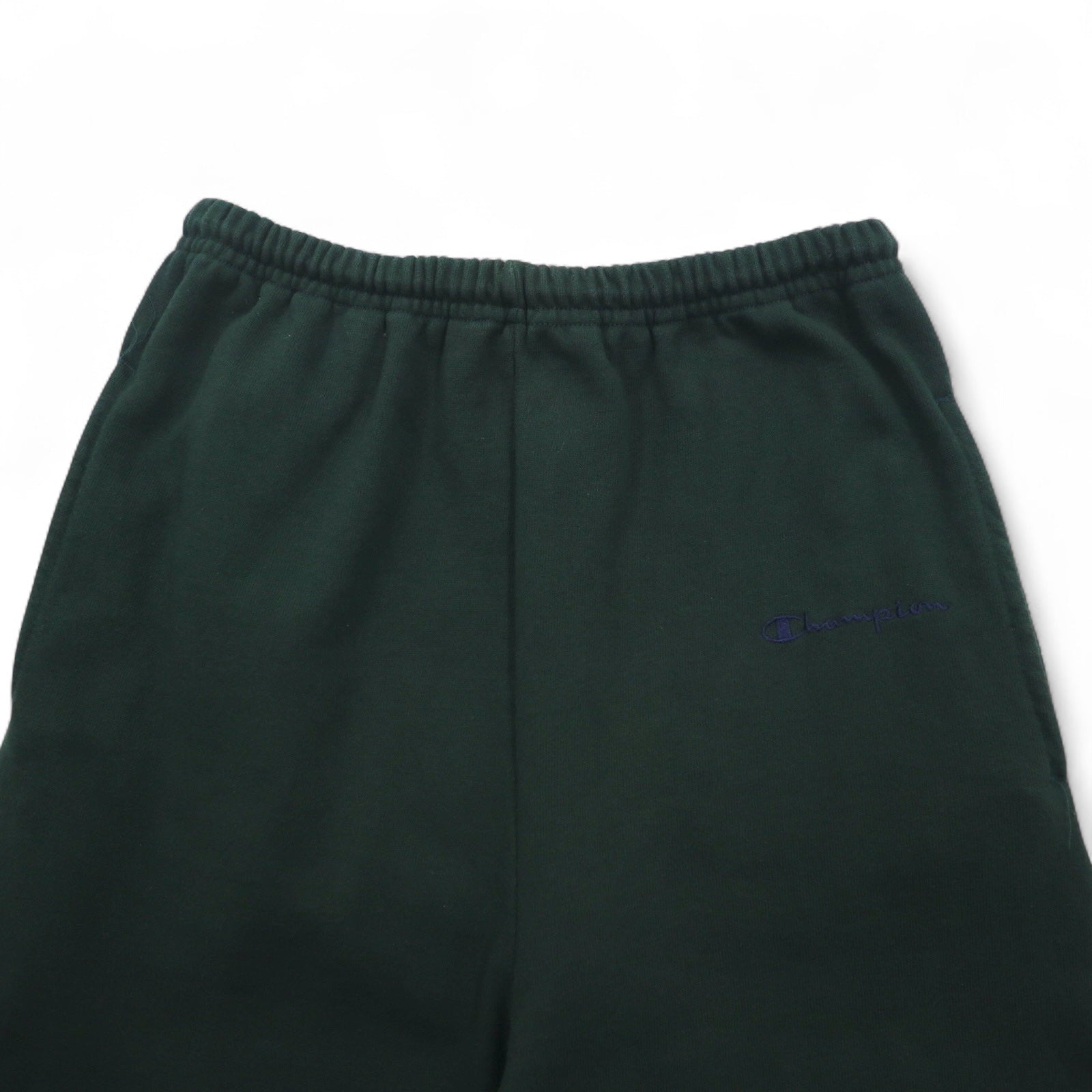 Champion pantaloni sportivi S verde cotone felpato, etichetta "bar tag", made in Messico