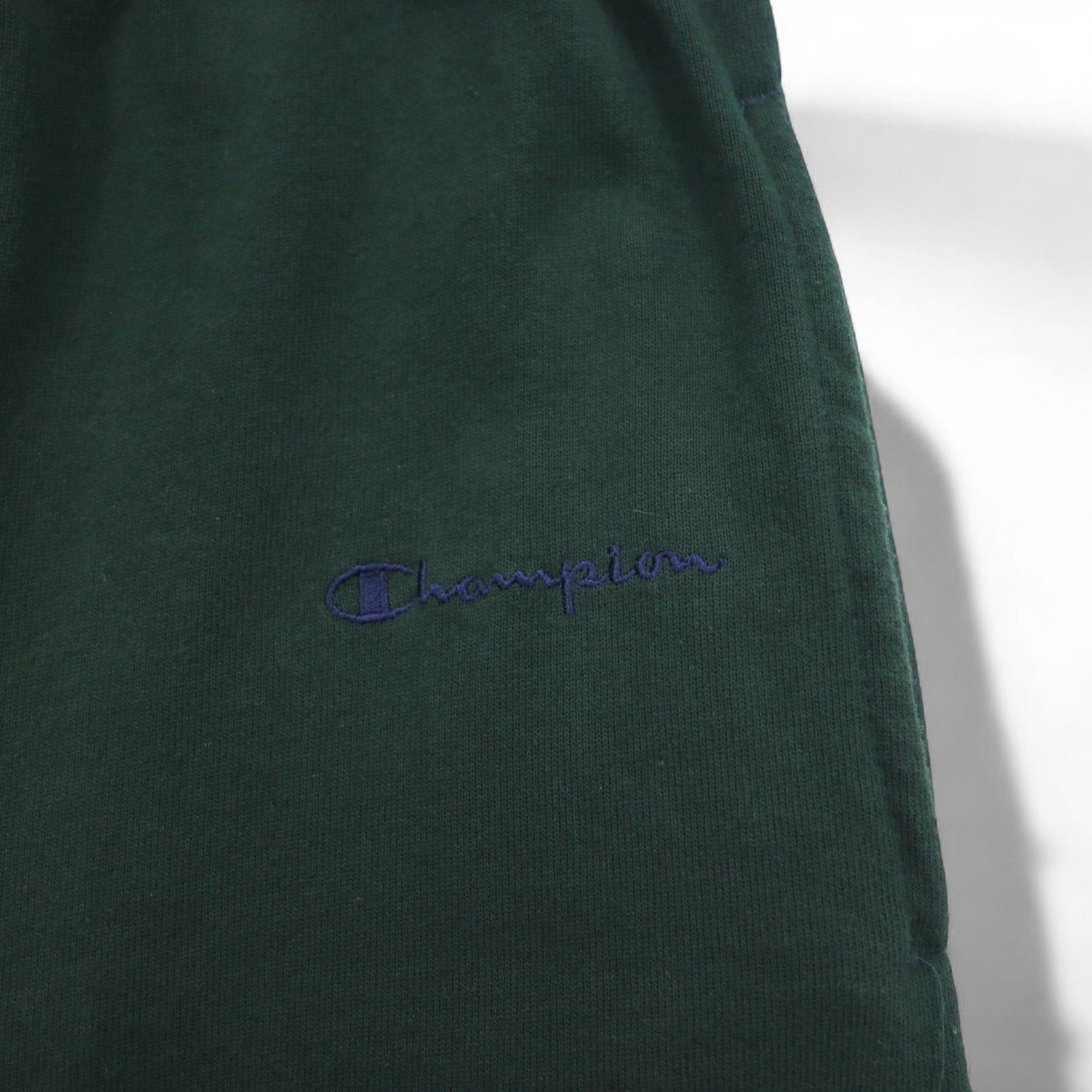 Champion pantaloni sportivi S verde cotone felpato, etichetta "bar tag", made in Messico