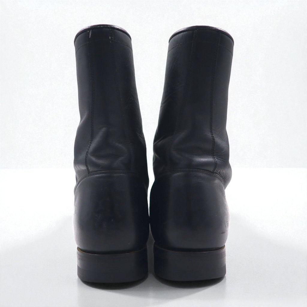 Justin レースアップブーツ 27.5cm ブラック キルト レザー STYLE 506 73170 V1511