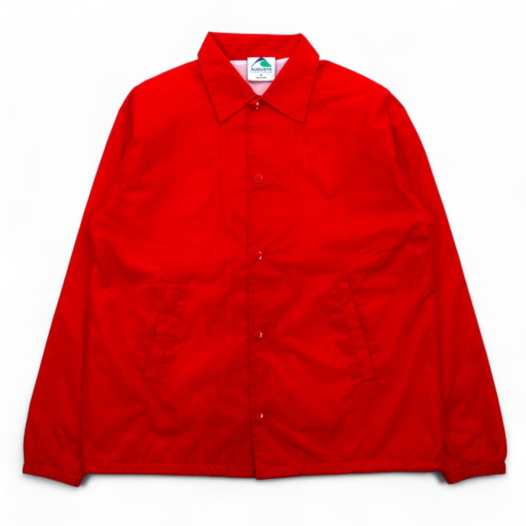 AUGUSTA SPORTSWEAR Giacca Coach M Rossa Nylon Coulisse Ricamo sul retro