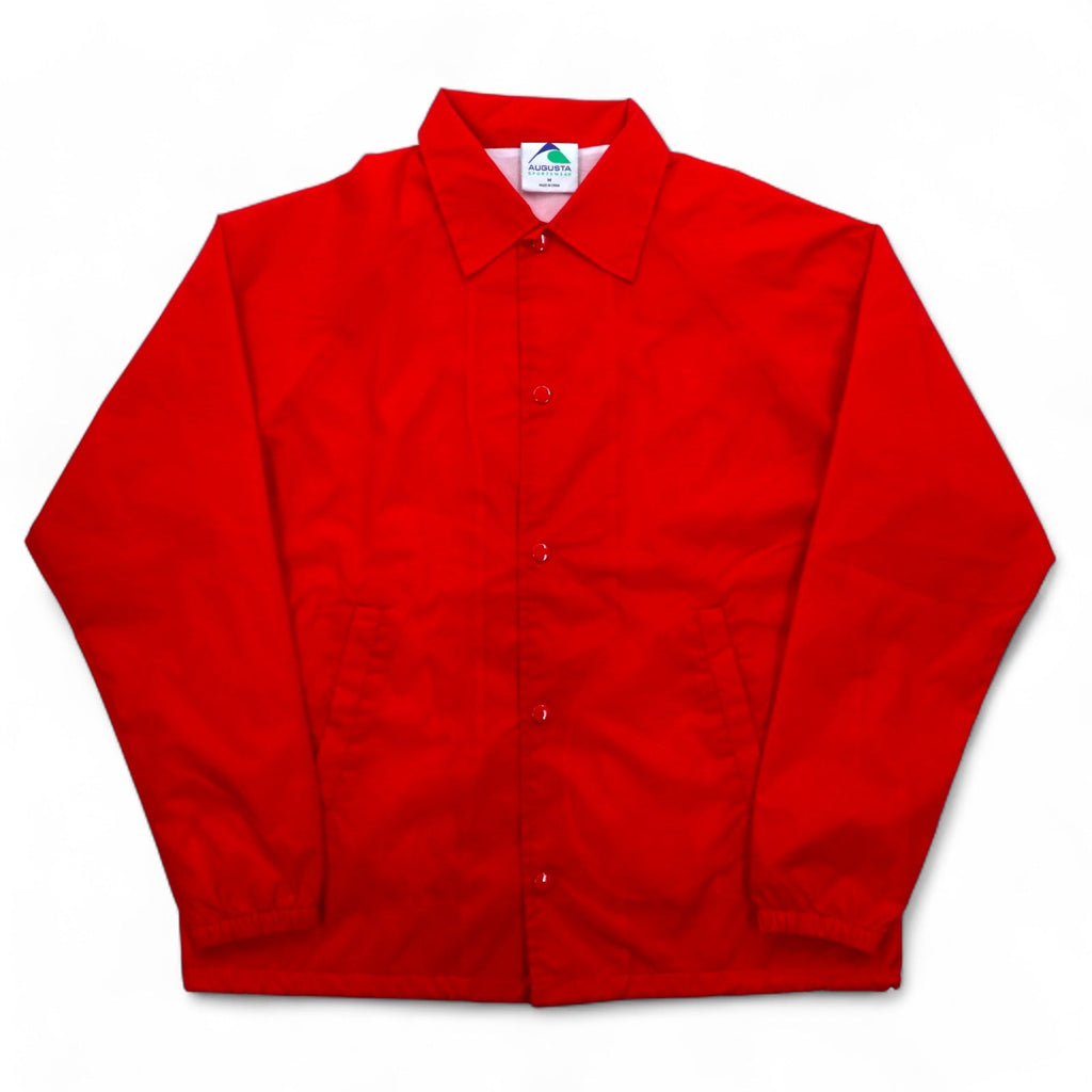AUGUSTA SPORTSWEAR Giacca Coach M Rossa Nylon Coulisse Ricamo sul retro