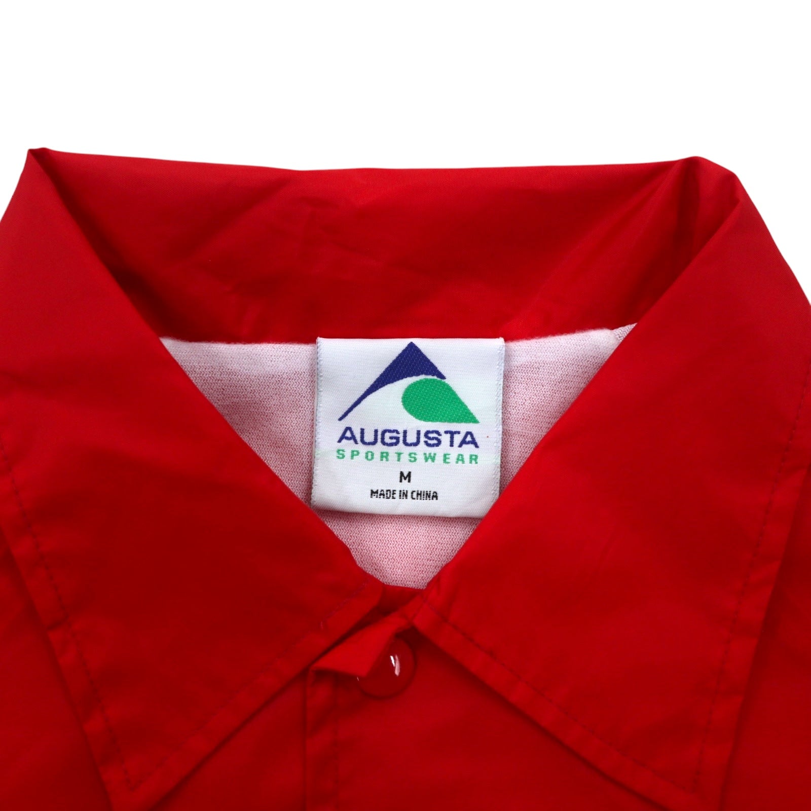AUGUSTA SPORTSWEAR Giacca Coach M Rossa Nylon Coulisse Ricamo sul retro