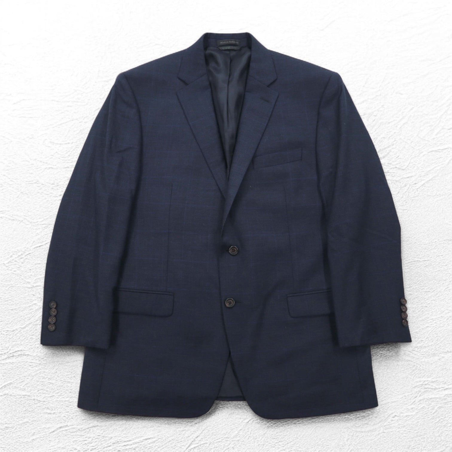 LAUREN RALPH LAUREN Giacca sartoriale 2 bottoni Completo L Blu scuro Lana