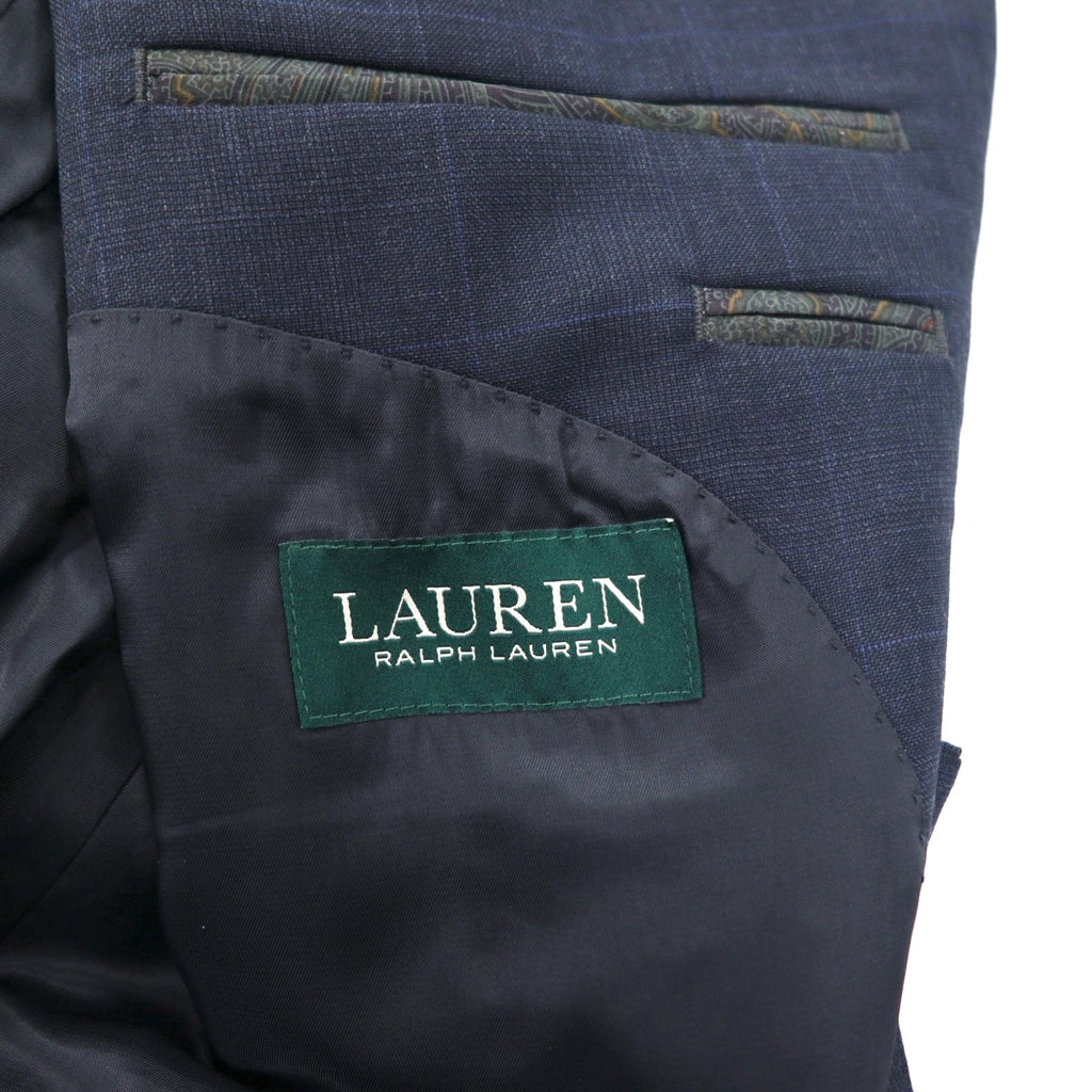 LAUREN RALPH LAUREN Giacca sartoriale 2 bottoni Completo L Blu scuro Lana