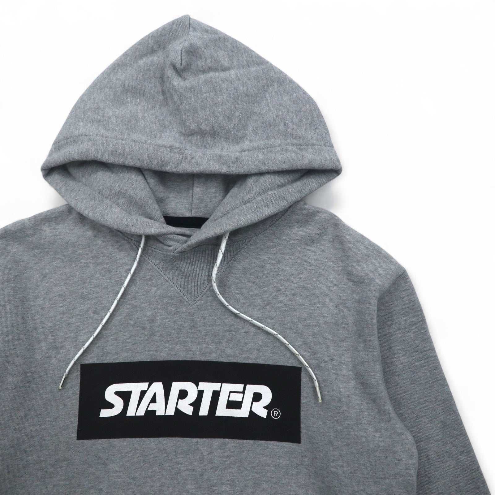 STARTER BLACK LABEL Box Logo Felpa con Cappuccio S Grigio JAKE PRINT PULL PARKA ST-1602-106