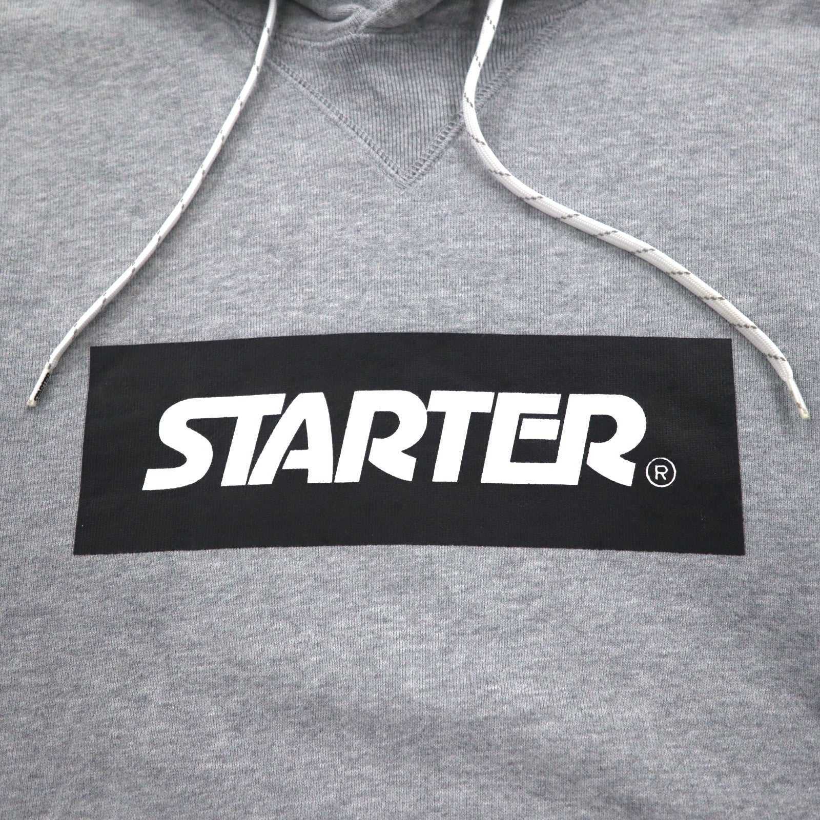 STARTER BLACK LABEL Box Logo Felpa con Cappuccio S Grigio JAKE PRINT PULL PARKA ST-1602-106