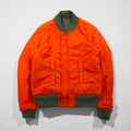 DENIM & SUPPLY RALPH LAUREN ナイロン MA-1 フライトジャケット M カーキ 星条旗 TALONジップ