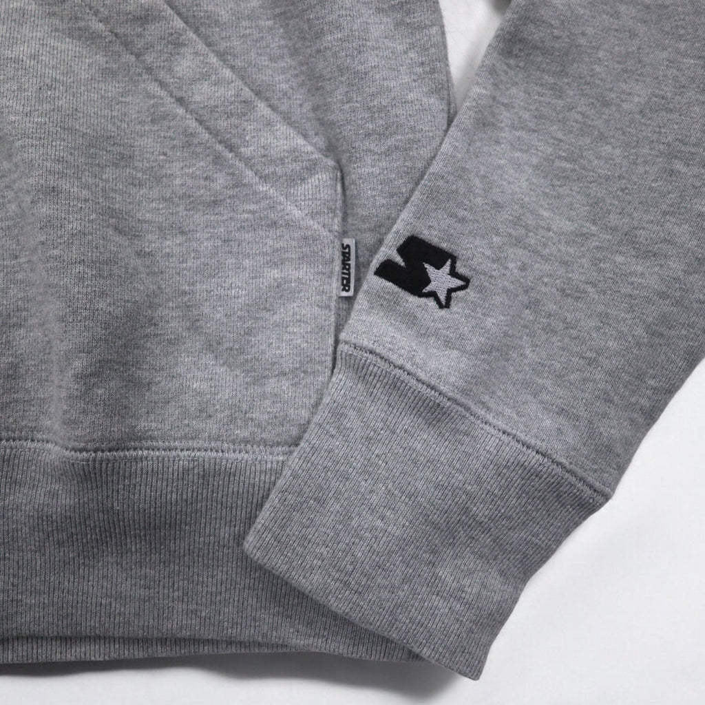STARTER BLACK LABEL Box Logo Felpa con Cappuccio S Grigio JAKE PRINT PULL PARKA ST-1602-106