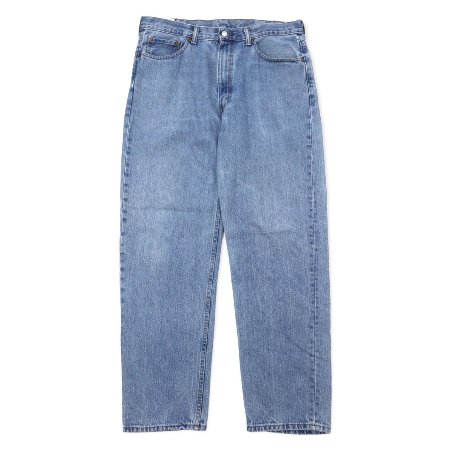Levi's 550 リラックスフィット テーパード ジーンズ ライトストーンウォッシュ デニムパンツ 38 ブルー コットン ジッパーフライ USAライン 550-4834 メキシコ製