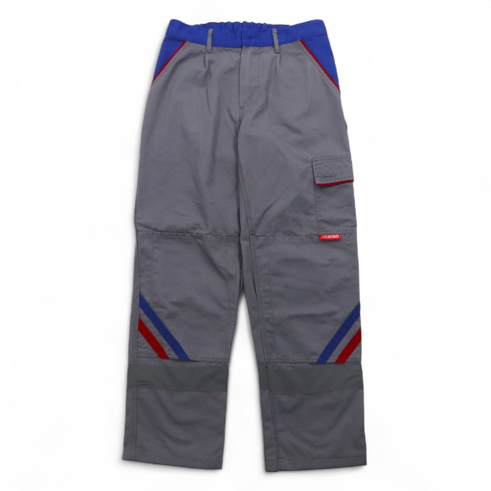 Vintage German Made Utility Pants PLANAM ドイツ製 ユーロワーク ダブルニー ワークパンツ M グレー コットン リフレクター