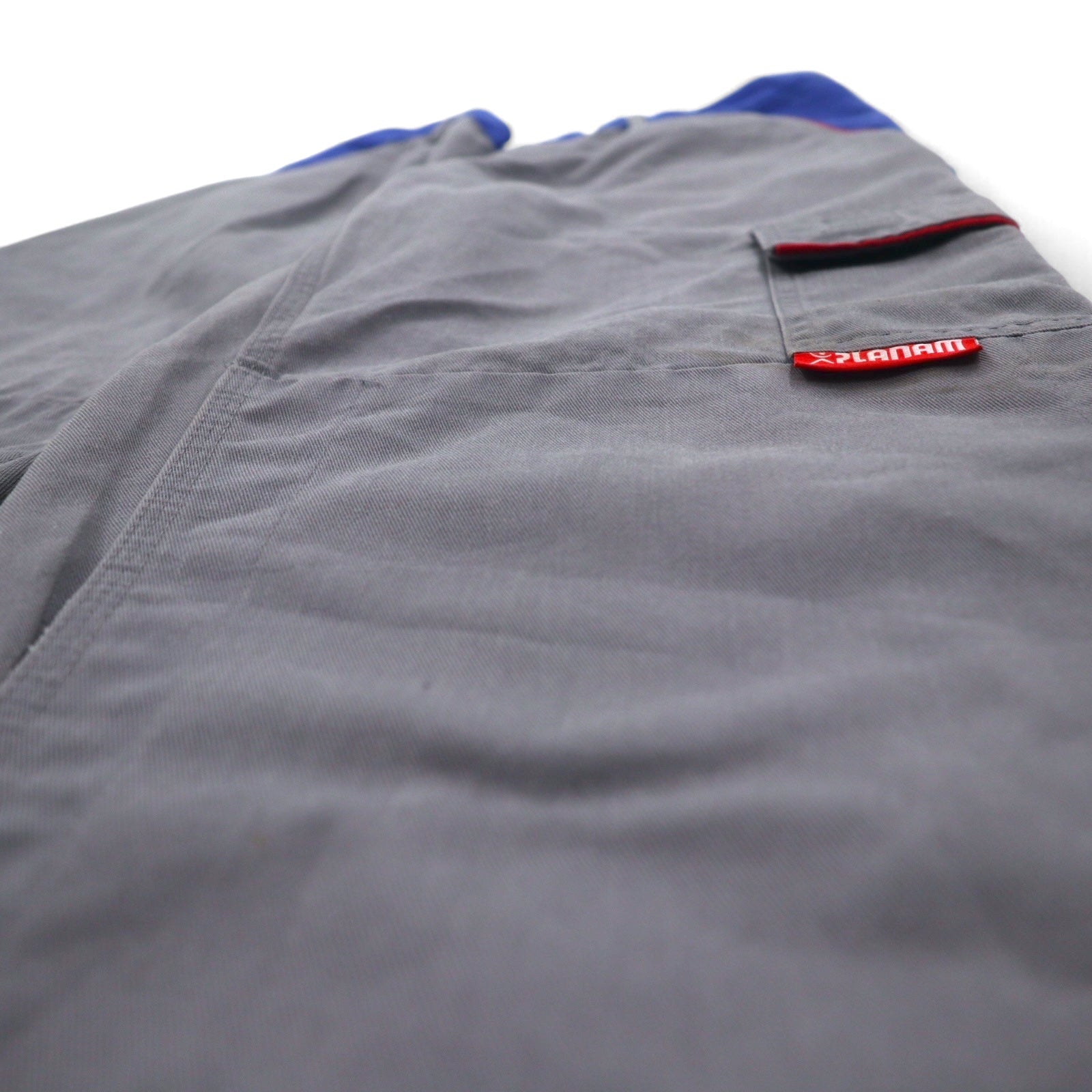 Vintage German Made Utility Pants PLANAM Pantaloni da lavoro tedeschi Euro Work Doppie ginocchia Pantaloni da lavoro M Grigio Cotone Riflettente