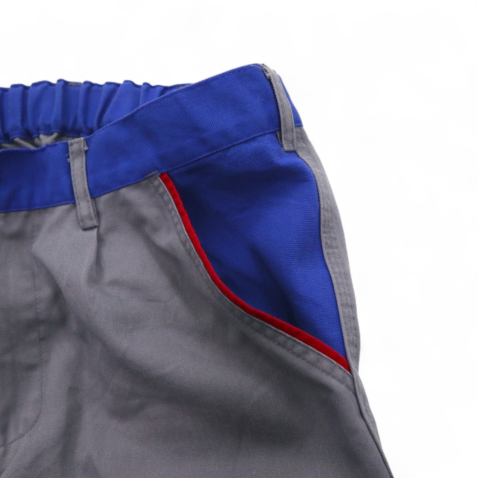 Vintage German Made Utility Pants PLANAM Pantaloni da lavoro tedeschi Euro Work Doppie ginocchia Pantaloni da lavoro M Grigio Cotone Riflettente