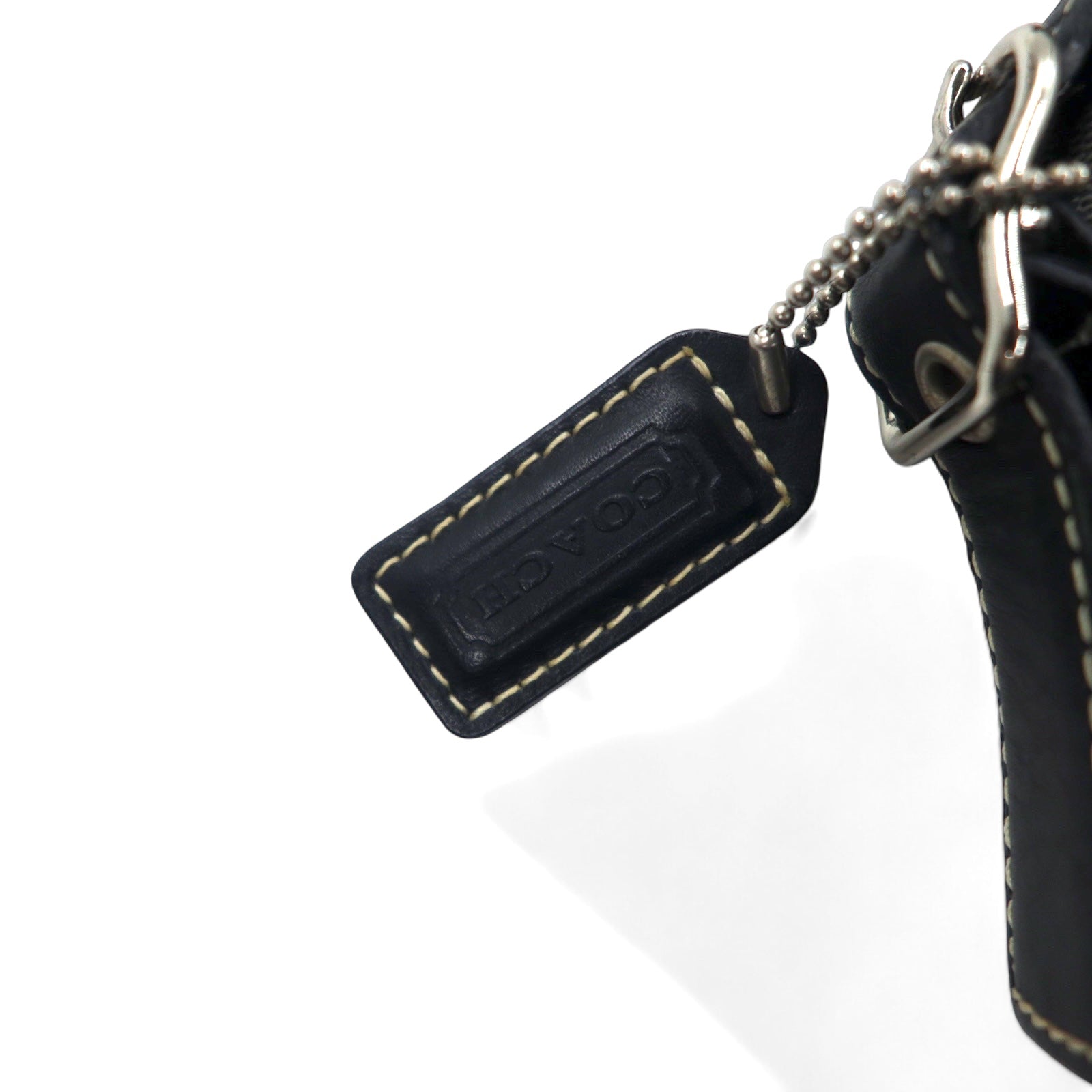 COACH Borsa a tracolla Signature tela e pelle grigia G3K-6357