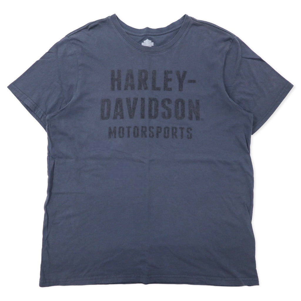 T-shirt con stampa logo HARLEY DAVIDSON 2XL grigia cotone oversize